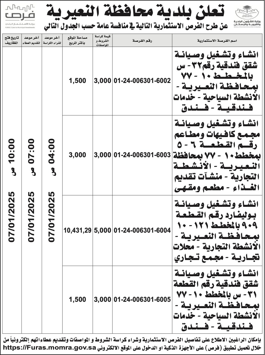 بلدية محافظة النعيرية