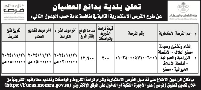 بلدية بدائع العضيان